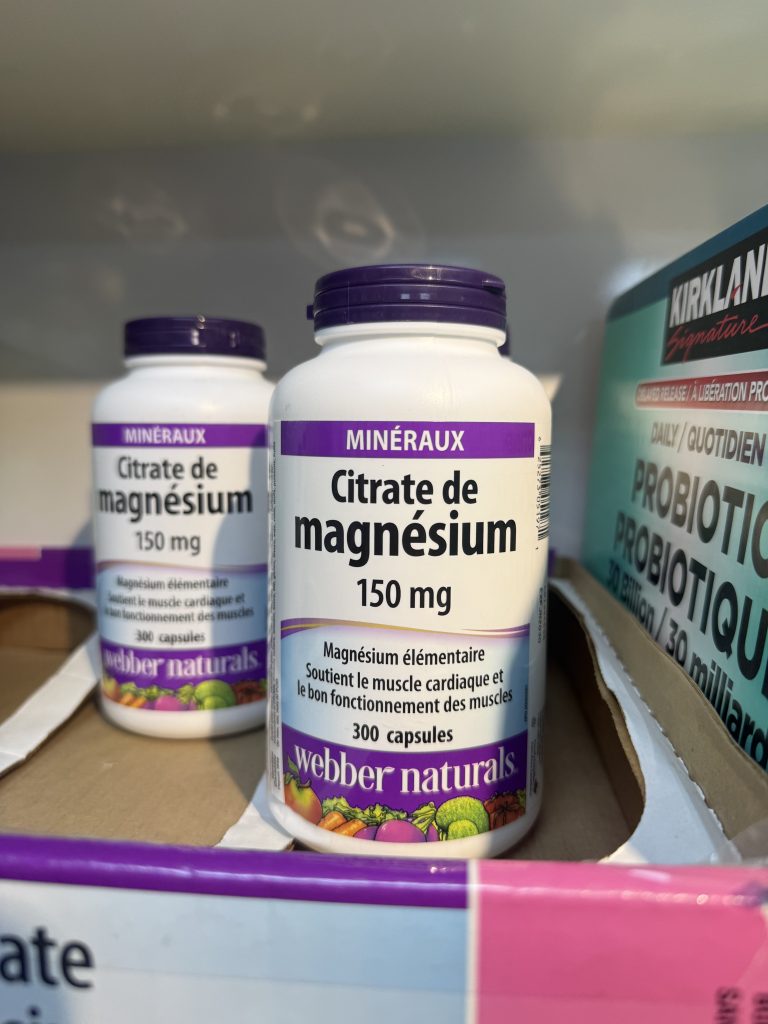 منیزیم سیترات وبر نچرالز Webber Naturals Citrate de magnesium